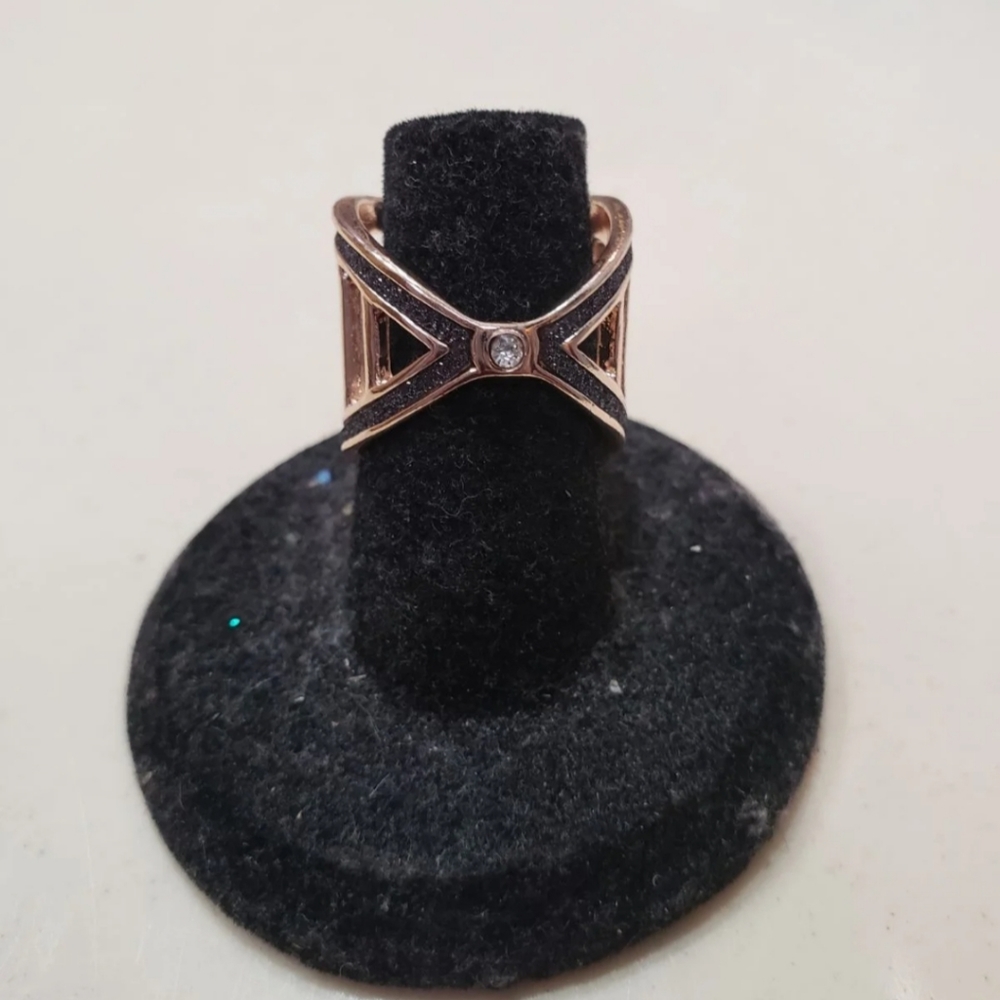 Rose Gold & Black Ring